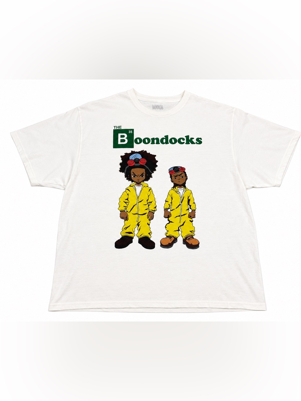 Original The Boondocks Breaking Bad TV Men's 2XL T shirt Tee Huey Riley B 35